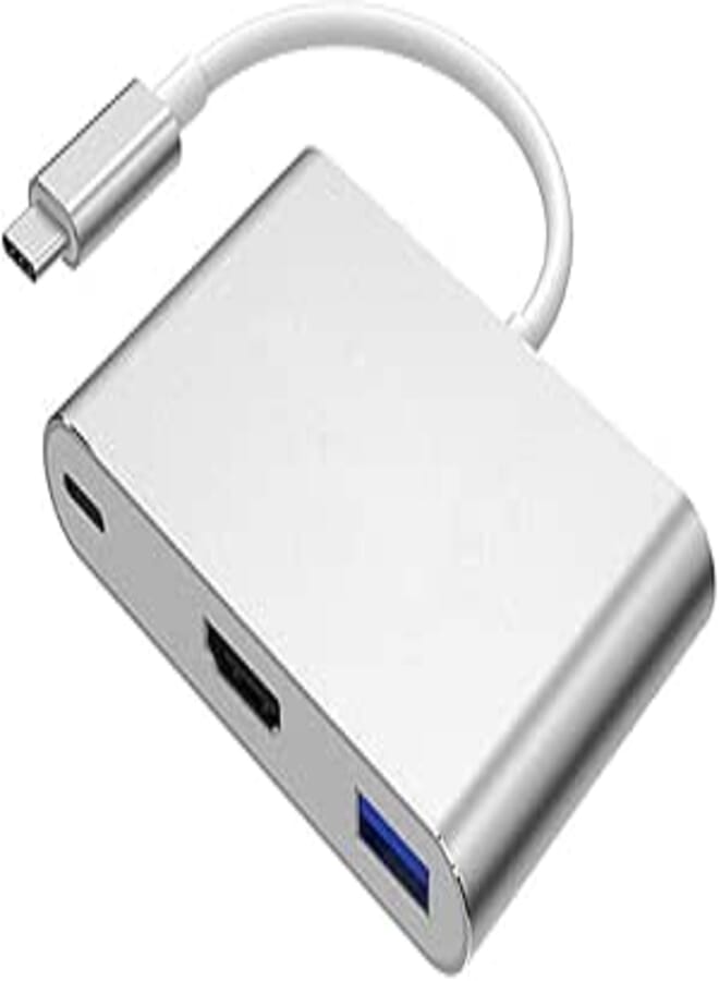 Tobo USB-C to HDMI Adapter, 3 in 1 Type-C to HDMI Multiport Adapter Converter (USB-C-3-IN-1-HDMI)